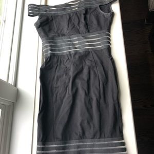black off the shoulder dress